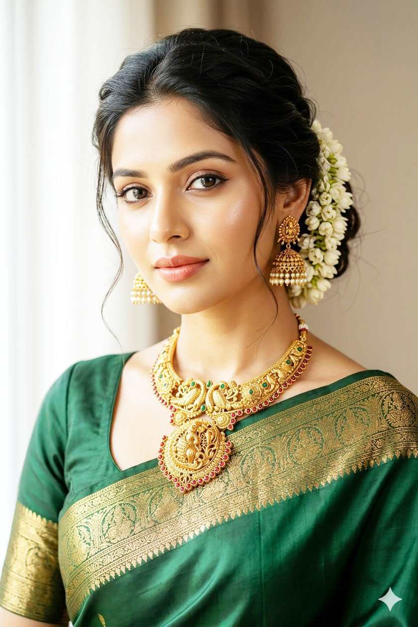 mayura temple design gold plated necklace set with jhumka earrings mayura temple design gold plated necklace set with jhumka earrings