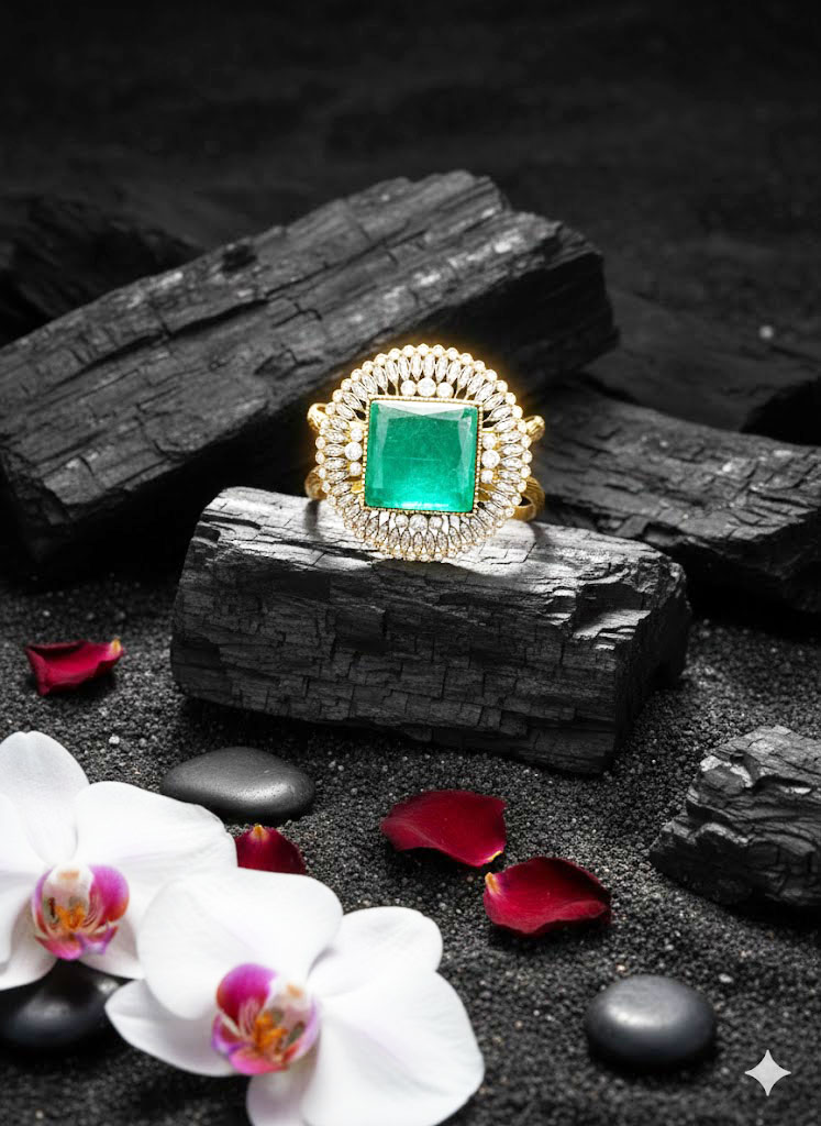 cabochon sunburst cocktail bracelet by Malini cabochon sunburst cocktail bracelet by Malini