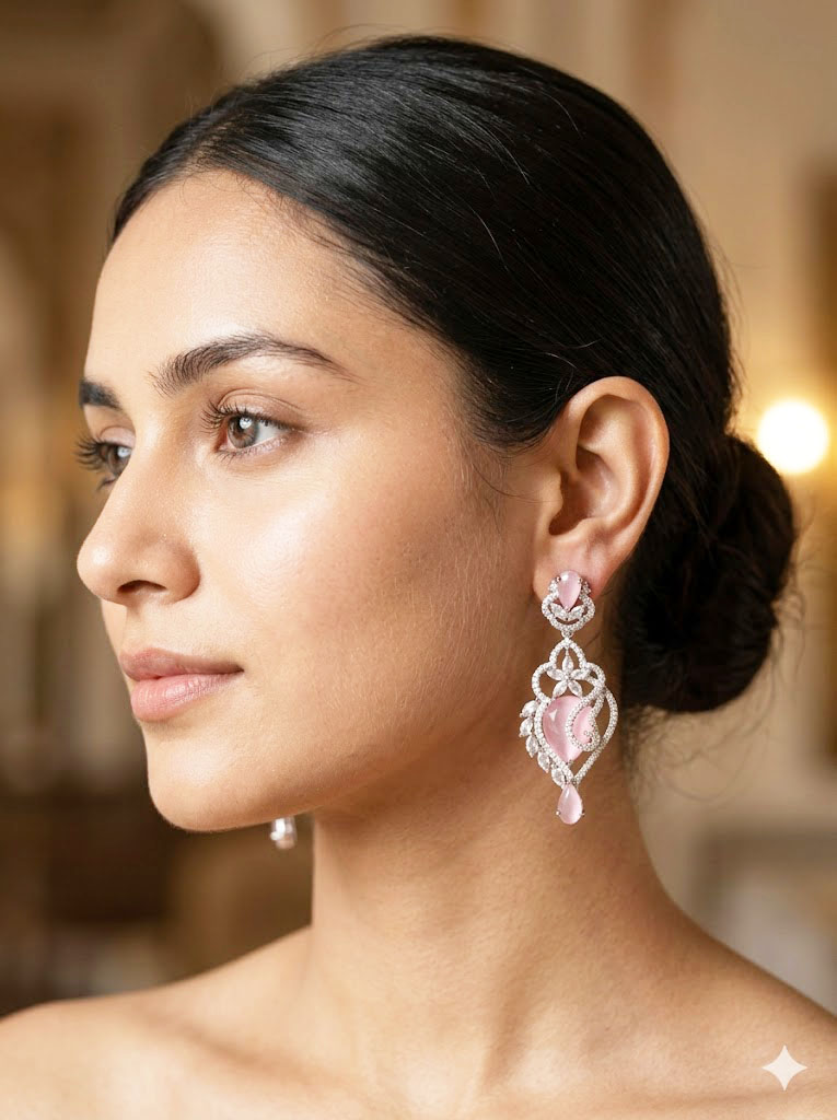 teardrop statement drop earrings by Malini teardrop statement drop earrings by Malini