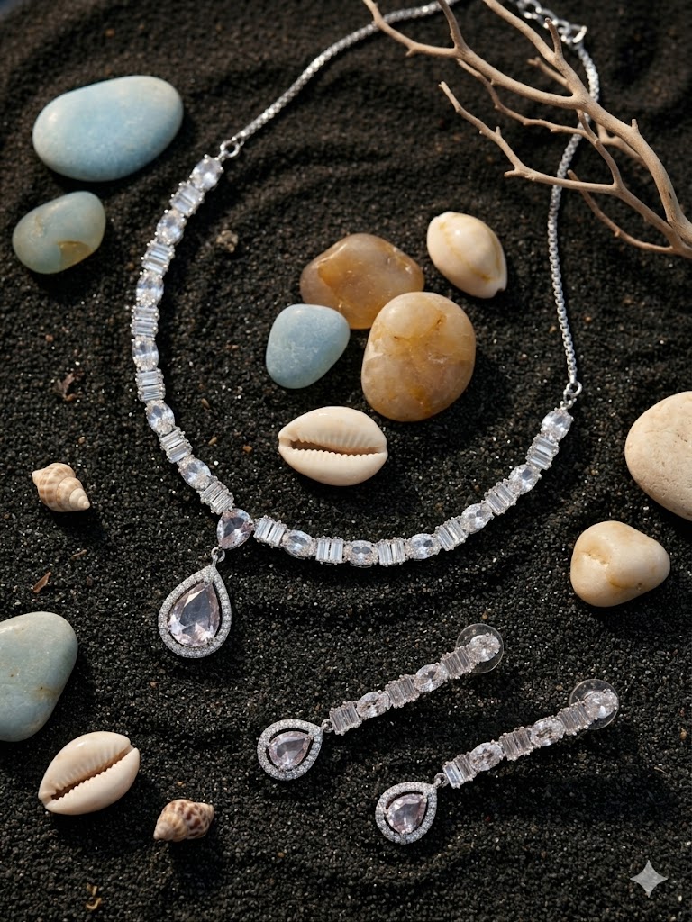 Elegant Teardrop Jewelry Set - MJAD 32