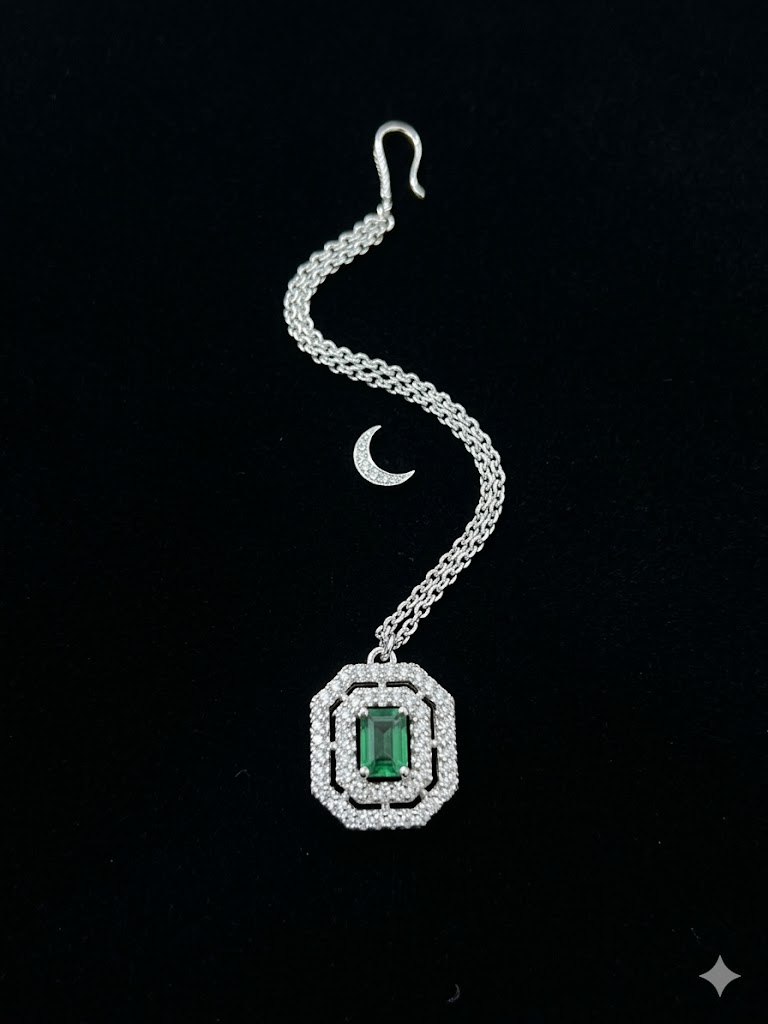 Royal Radiance Necklace and Maang Tikka Set - MJAD 33