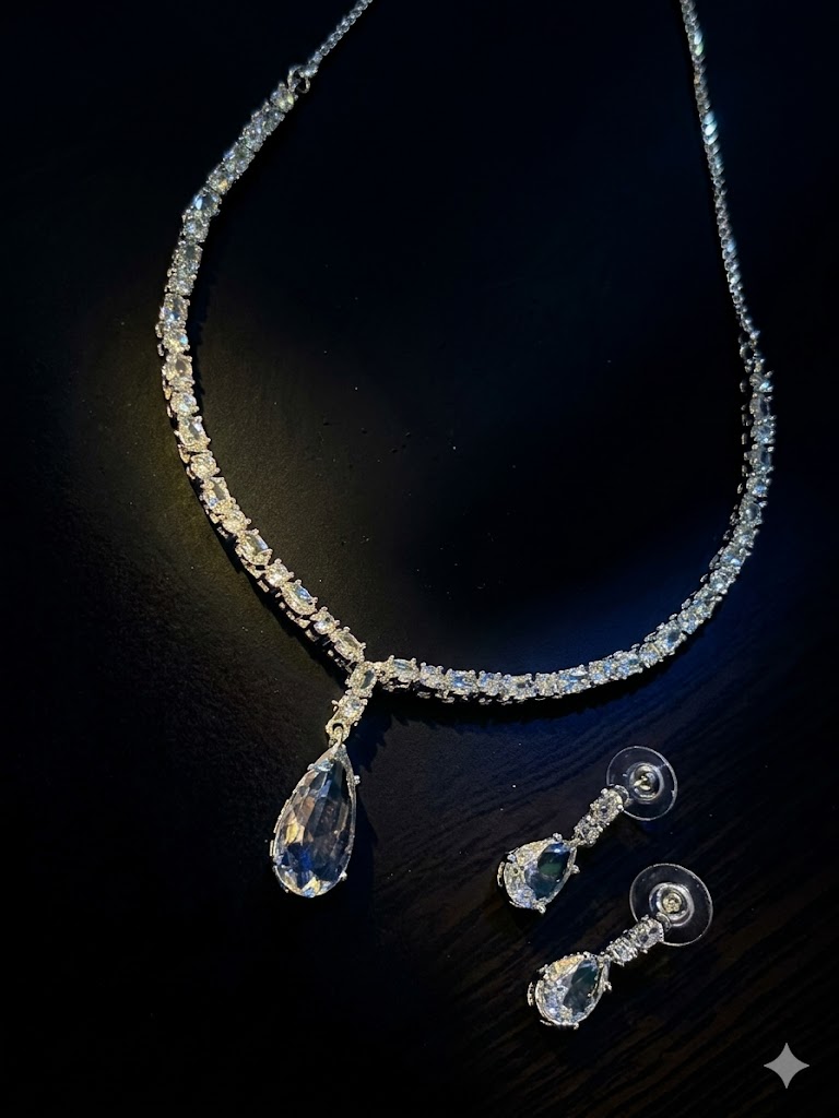 Pear Drop Elegance Jewelry Set MJAD 34