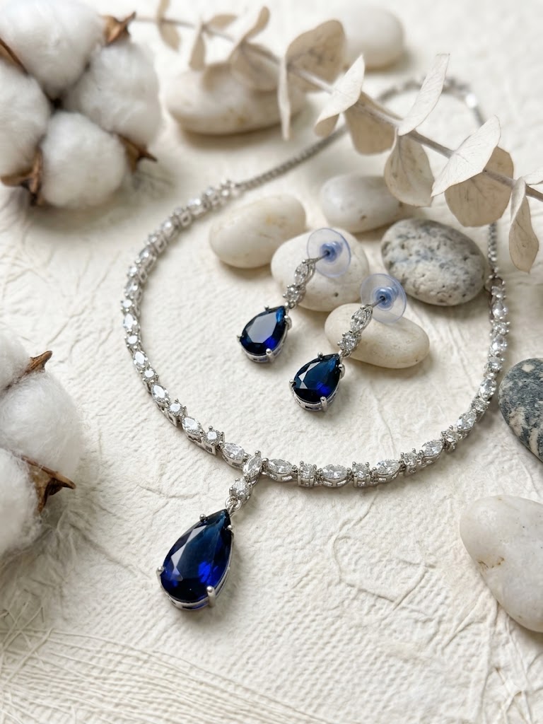 Pear Drop Elegance Jewelry Set MJAD 34